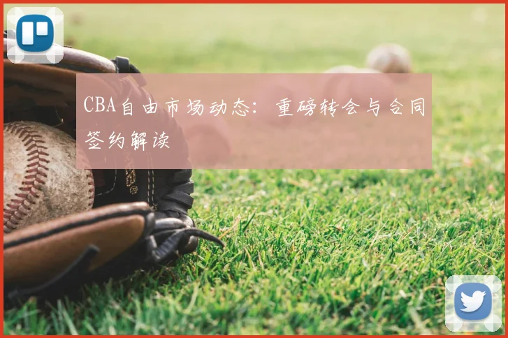 CBA自由市场动态:重磅转会与合同签约解读